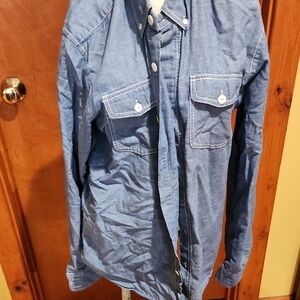 Burkman BROS Men's Blue LINEN blen, Unironed